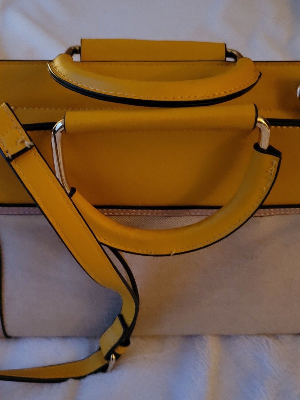 Yellow Women’s Top-Handle Satchel Bag by